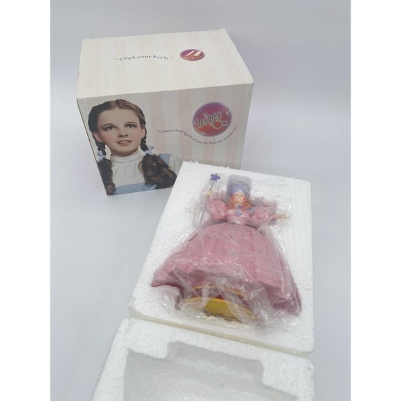Rare Glinda The Good Witch Wizard of Oz Heavy Figurine Bobber #71635 Vandor NIB - Picture 2 of 16